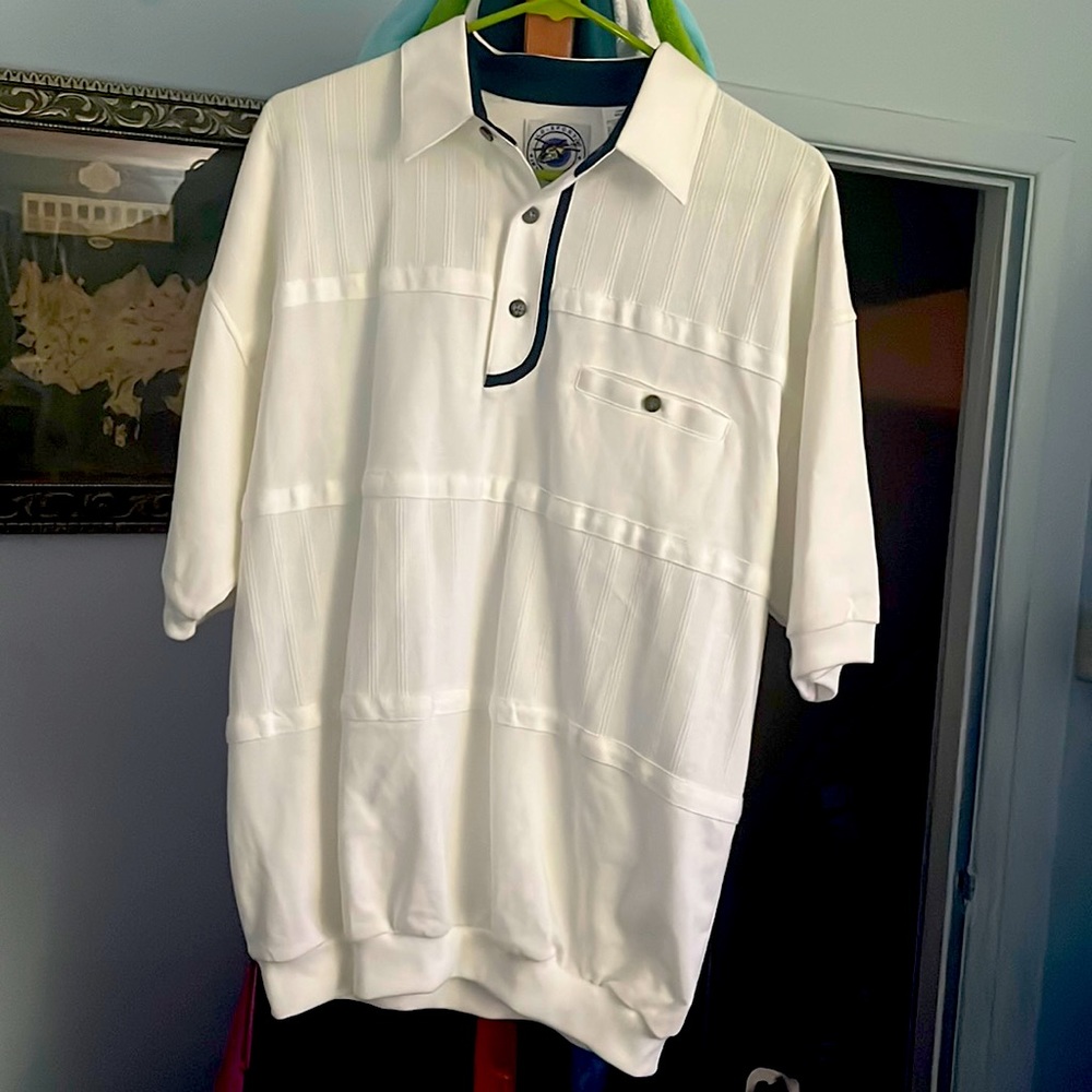 LD Sports International Authentic 90’s Vintage “banded bottom” polo like new
